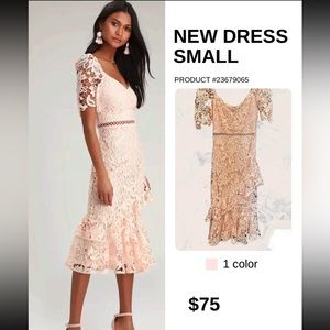 New small wedding attendance dress